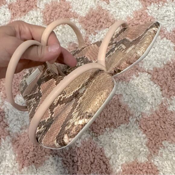 Dolce Vita Lester Flat Sandals Snakeskin Blush Stella - Picture 10 of 10